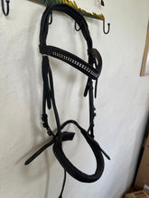 Load image into Gallery viewer, Black full bling bridle