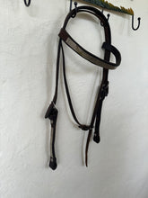 Load image into Gallery viewer, Dark brown western bridle