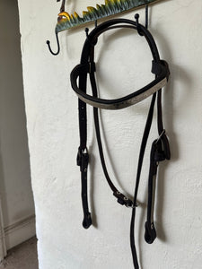 Dark brown western bridle