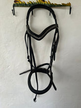 Load image into Gallery viewer, Black full bling bridle